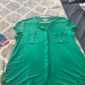 Green Dana Buchman shirt